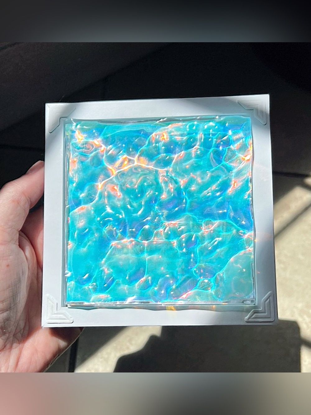 Fluffy Clouds Aqua Art
